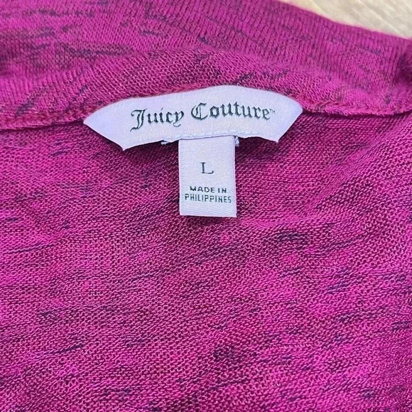 Juicy Couture Keyhole front with a little sparkle 90s vibe sweater - Picture 9 of 9